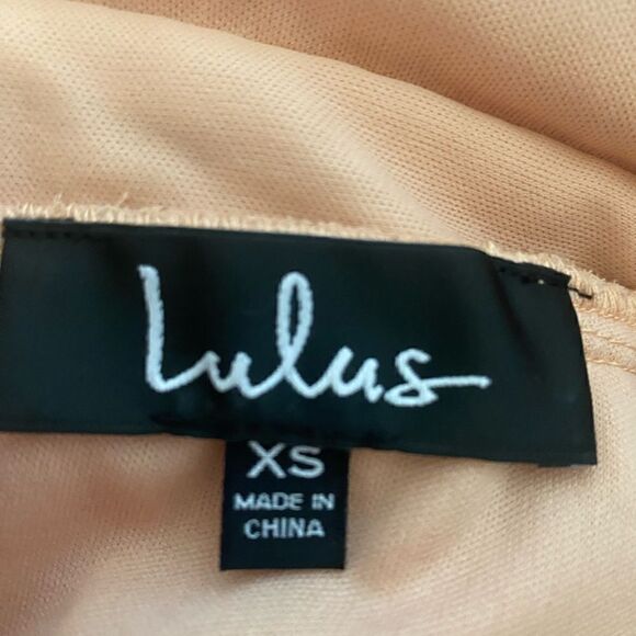 Lulus Elegant Encounter Rose Gold Sequin Dress Size XS - Picture 11 of 11